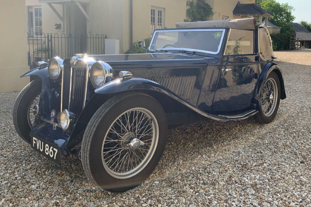 1939 MG TA Tickford Drophead Coupe For Sale - Owned TWICE - FOR SALE