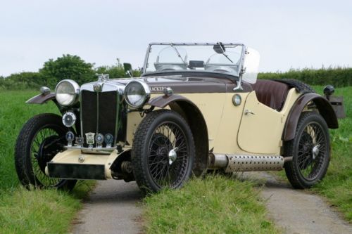 1934 MG P type Cream Cracker