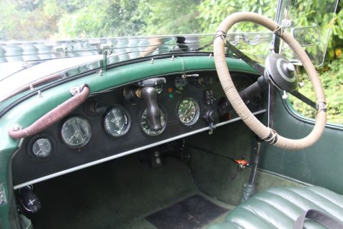 1928 Bentley 6 1/2 litre - interior