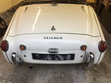 Triumph TR3a rear LEITH