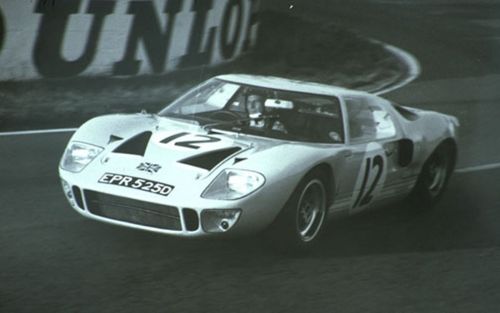 Ford GT40 1017 No12 LeMans 66 light blue