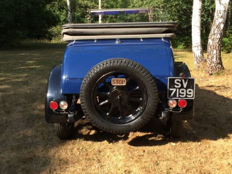 Morris Flat Rear hood down LEITH