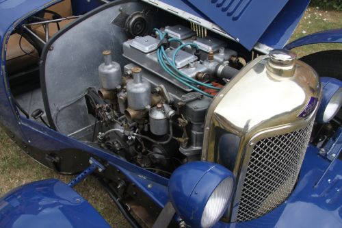 1928 Riley 9hp Brooklands engine 3/4 front