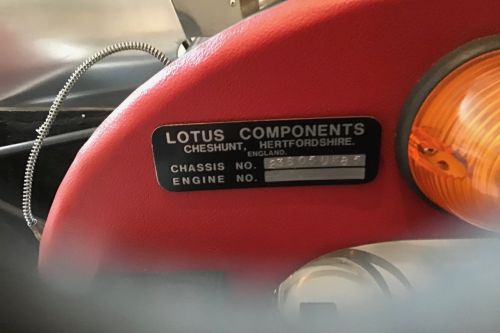 Lotus 23B chassis plate