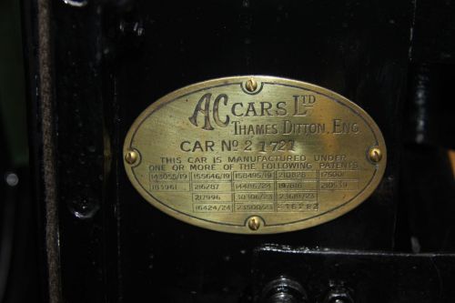 AC 12/4 Royal Chassis plate - LEITH