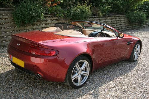 2008 Aston V8 Vantage Roadster rear