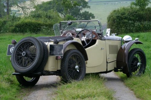 1934 MG P type Cream Cracker rear