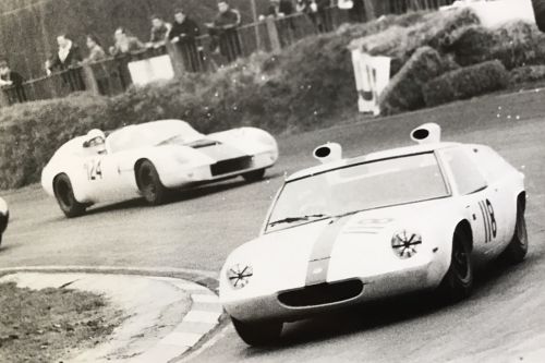 Lotus 47GT Ferret Jan 68 Brands John Calvert Leith