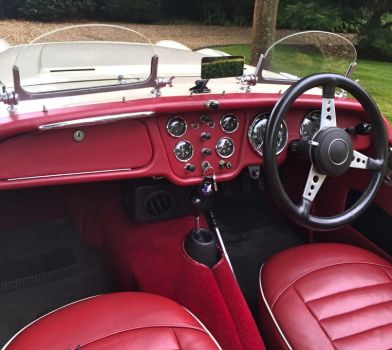 Triumph TR3a cockpit LEITH