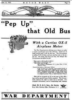 Curtiss advert Leith