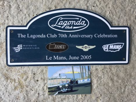 Lagonda LG45 Plaque LEITH