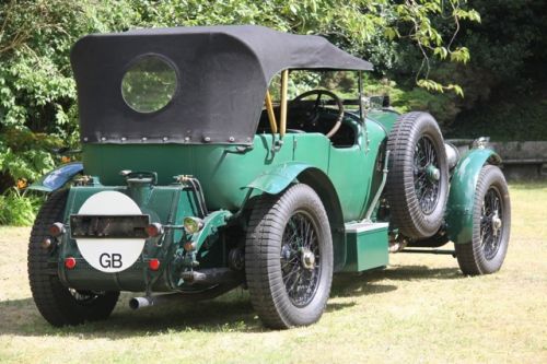 1928 Bentley 6 1/2 litre 3/4 rear - hood up