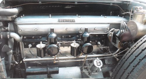 1930 Bentley Speed Six engine nearside